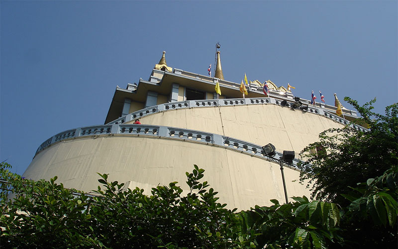 mountain of golden Buddha temple